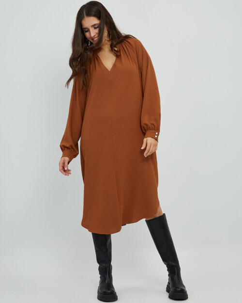 Robe camel - Mat Fashion