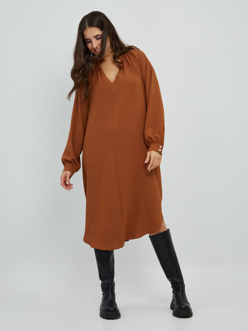 Robe camel - Mat Fashion