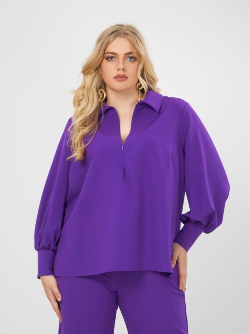 Blouse violette Mat Fashion